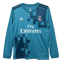 Retro Real Madrid Third Long Sleeve Jersey 2017/18