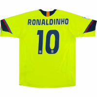 Barcelona Ronaldinho #10 Retro Away Jersey 2005/06