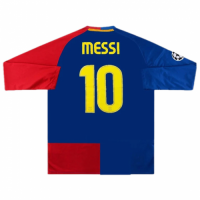 Barcelona Messi #10 UCL Final Retro Long Sleeve Home 2008/09