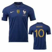 France MBAPPE #10 World Cup Final Jersey Home Replica 2022