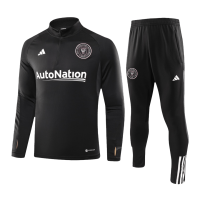 Inter Miami CF Zipper Sweatshirt Kit(Top+Pants) Black 2023