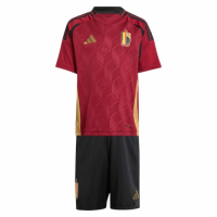 Kids Belgium Home Jersey Kit Euro 2024