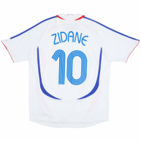 Zidane #10 Retro France Away Jersey World Cup 2006