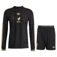 Mexico Third Long Sleeve Jersey Kit Gold Cup Player Version 2025