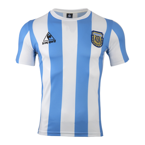 Argentina Retro Jersey Home World Cup 1986