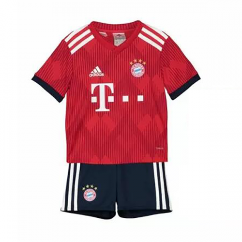 18-19 Bayern Munich Home Children's Jersey Kit(Shirt+Short)