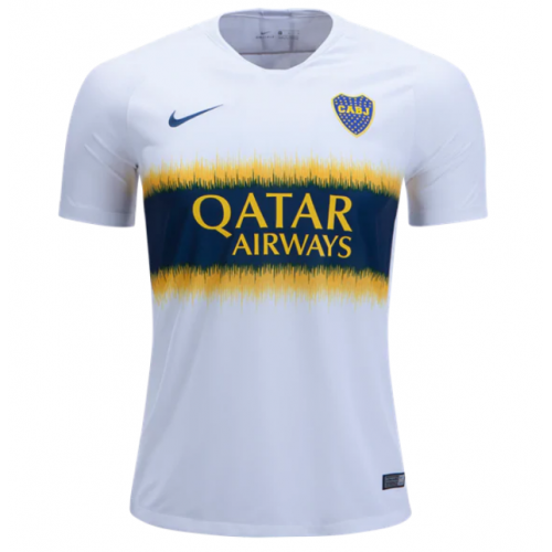 18-19 Boca Juniors Away White Soccer Jersey Shirt