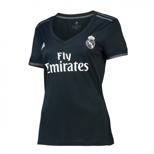 18-19 Real Madrid Away Dark Navy Women's Jersey Shirt