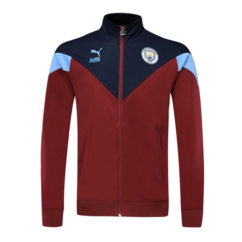 19/20 Manchester City Dark Red Training Jacket