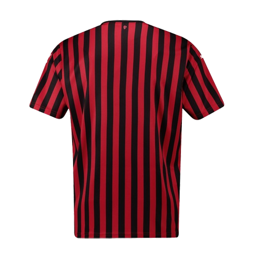 19-20 AC Milan Home Black&Red Soccer Jerseys Shirt