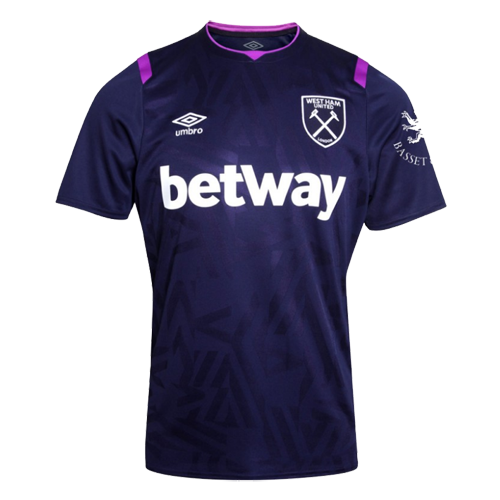 19/20 West Ham United Third Away Purple Soccer Jerseys Shirt