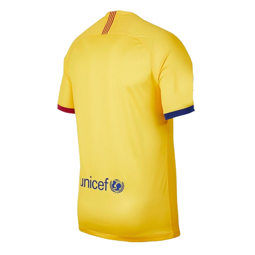 19/20 Barcelona Away Yellow Soccer Jerseys Shirt