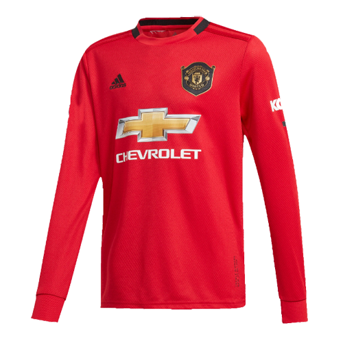 19-20 Manchester United Home Red Long Sleeve Jerseys Shirt
