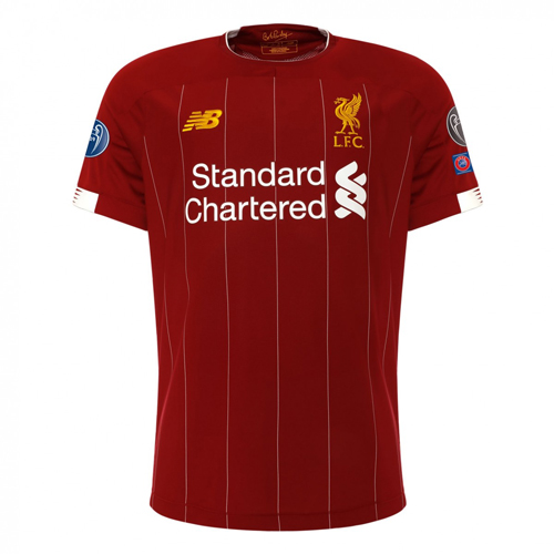 19/20 Liverpool Home Red Champions of Europe #6 Jerseys Shirt