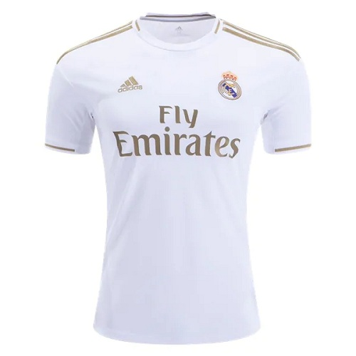 19-20 Real Madrid Home White Soccer Jerseys Kit(Shirt+Short)