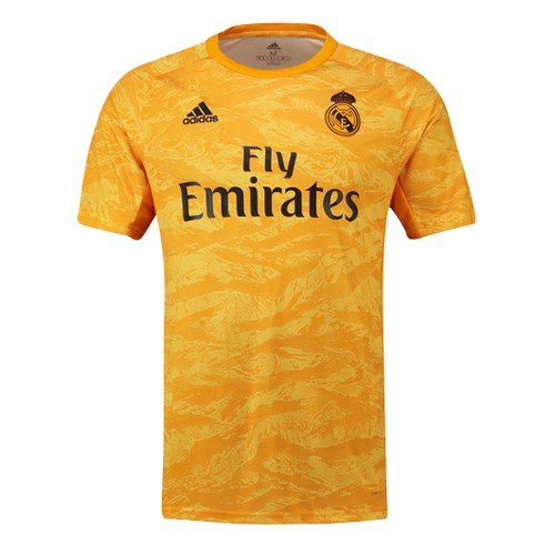 19-20 Real Madrid Goalkeeper Yellow Jerseys Shirt