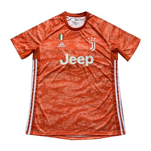 19/20 Juventus Goalkeeper Orange Soccer Jerseys Shirt