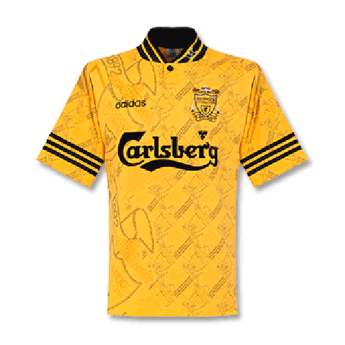 yellow liverpool jersey