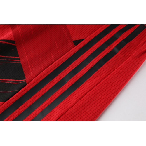 Belgium Style Customize Team Red Soccer Jerseys Kit(Shirt+Short)