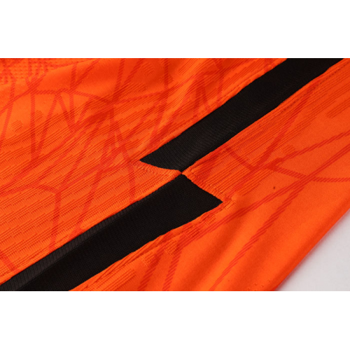 Netherlands Style Customize Team Orange Soccer Jerseys Kit(Shirt+Short)