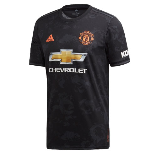 19-20 Manchester United Third Away Black Jerseys Shirt