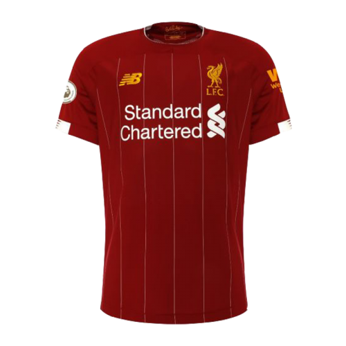 19/20 Liverpool Home "Champion #20 Golden" Soccer Shirt