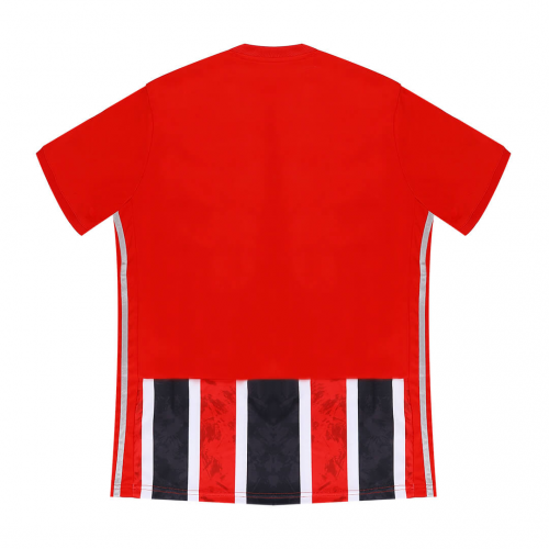 20/21 Sao Paulo Away Red&Black Soccer Jerseys Shirt