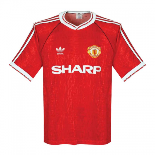 90 92 Manchester United Home Red Retro Jerseys Shirt Cheap Soccer Jerseys Shop Minejerseys Com Cn