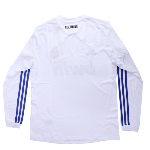 Real Madrid Retro Long Sleeve Jersey Home 2010/11