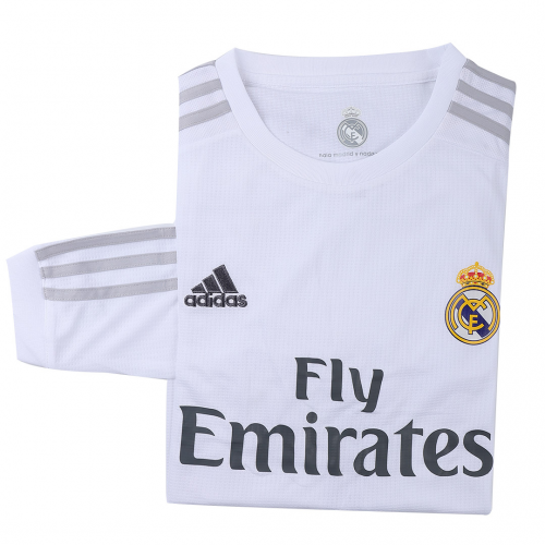 Real Madrid Retro Long Sleeve Jersey Home Replica 2015/16
