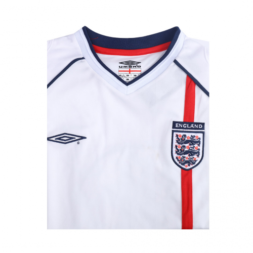 England Retro Jersey Home Replica World Cup 2002