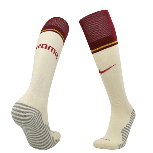 20/21 Roma Away Red&White Soccer Jerseys Socks