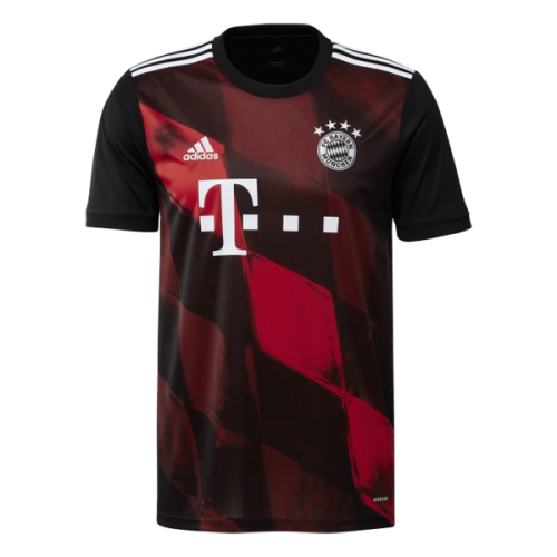 20/21 Bayern Munich Third Away Black&Red Jerseys Shirt