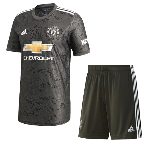 Manchester United Soccer Jersey Away Kit (Shirt+Short ) Replica 2020/21