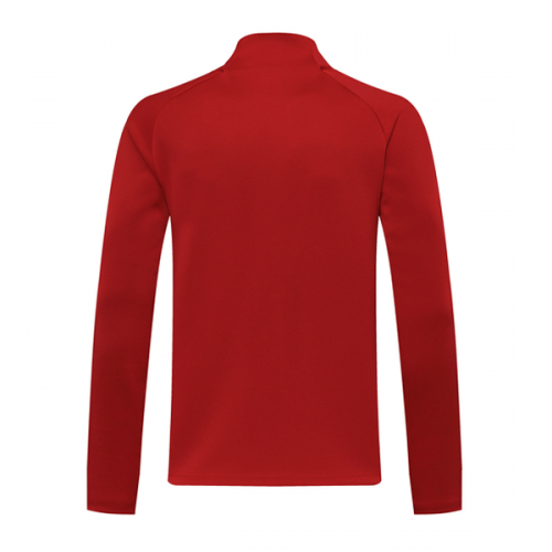 20/21 Bayern Munich Dark Red High Neck Collar Training Jacket