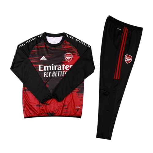 Arsenal Kid's Sweat Kit (Top+Trouser) Black&Red 2020/21