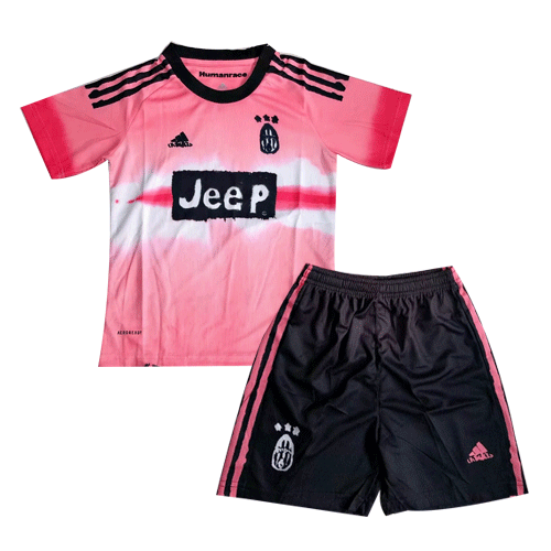 Juventus Human Race Kid's Soccer Jersey Kit (Shirt+Short) 2020/21