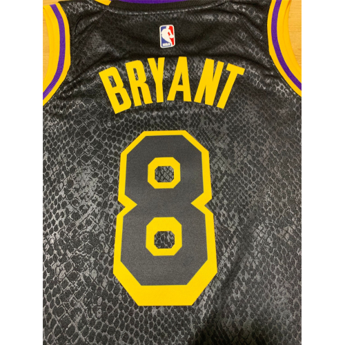 Men's Los Angeles Lakers Kobe Bryant No.8 Black  Swingman Jersey - City  Edition