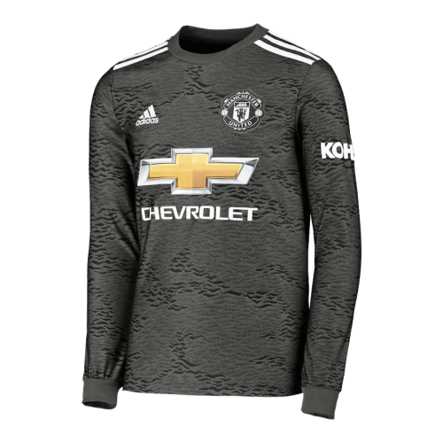 Manchester United Soccer Jersey Away Long Sleeve Replica 2020/21