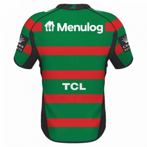 2021 South Sydney Rabbitohs Home Green&Red Rugby Jersey Shirt