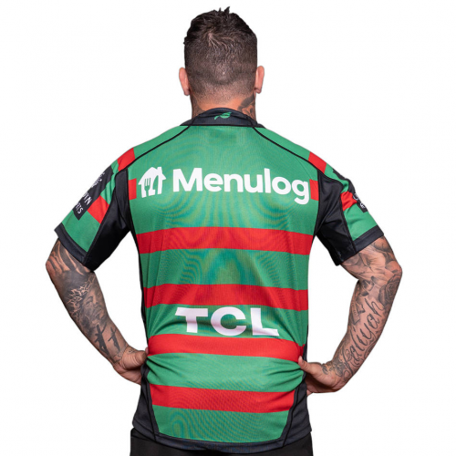 2021 South Sydney Rabbitohs Home Green&Red Rugby Jersey Shirt