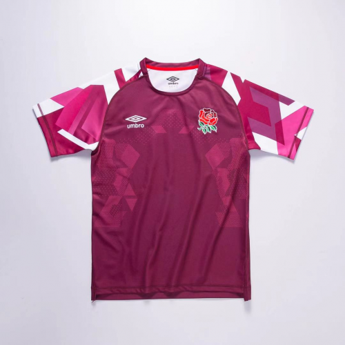 20-21 England Rugby Red Training Jersey Shirt