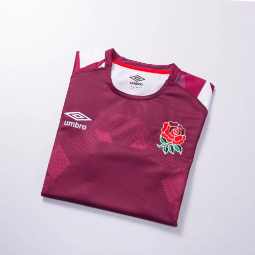 20-21 England Rugby Red Training Jersey Shirt