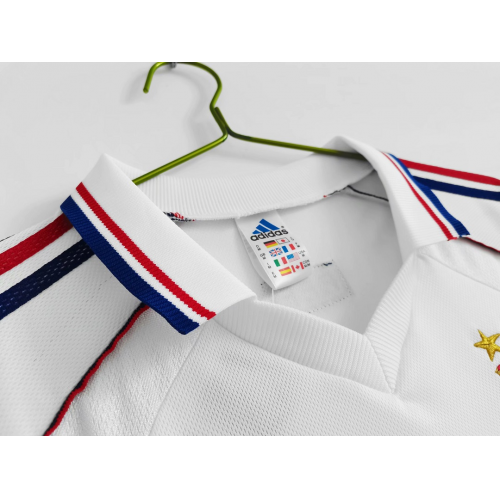 France Retro Soccer Jersey Away Replica World Cup 1998 | MineJerseys