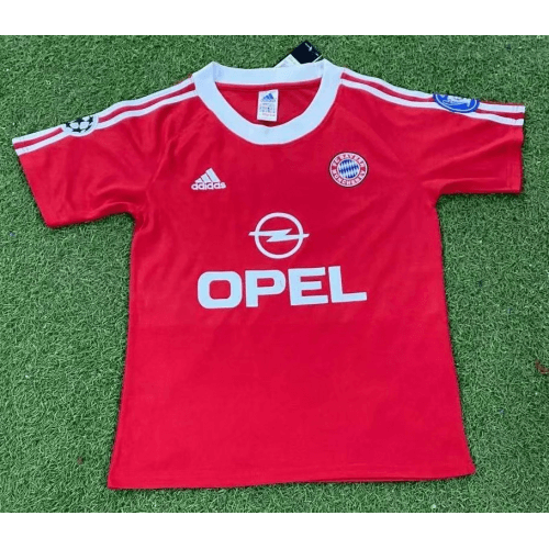 Bayern Munich Retro Soccer Jersey Home UCL Replica 2000/01