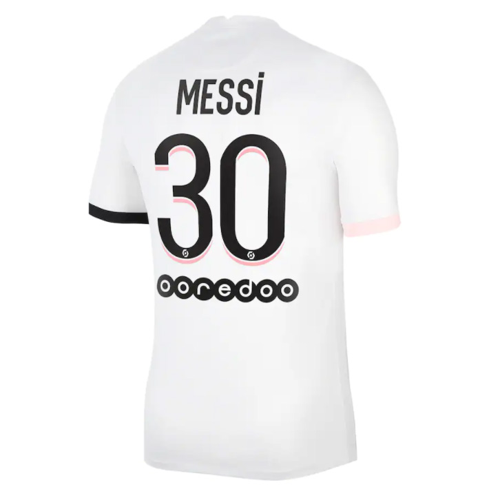 Ligue 1 PSG Soccer Jersey Away Messi #30 Replica 2021/22 | MineJerseys