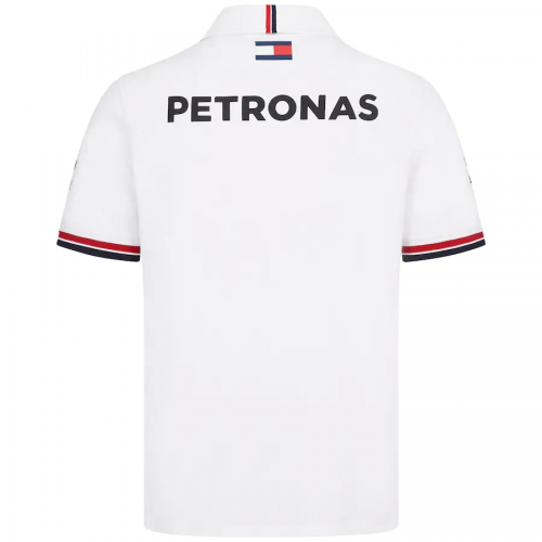 Mercedes AMG Petronas F1 Racing Team Polo - White 2022