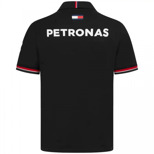 Mercedes AMG Petronas F1 Racing Team Polo - Black 2022