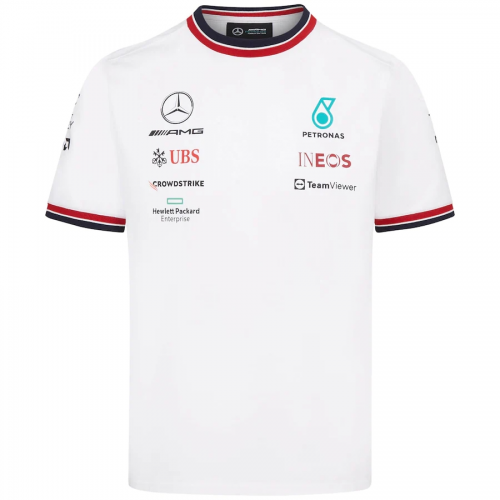 Mercedes AMG Petronas F1 Racing Team T-Shirt - White 2022