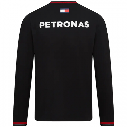 Mercedes AMG Petronas F1 Racing Team Long Sleeve T-Shirt - Black 2022